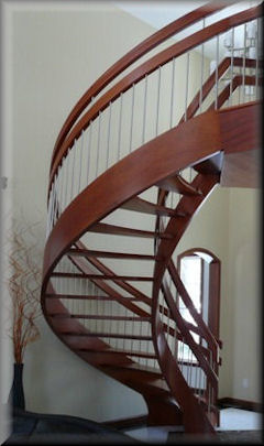 11' 0" HT Mahogany with flaired feet